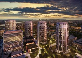 Bratislavský projekt SKY PARK od světové architektky roste před očima