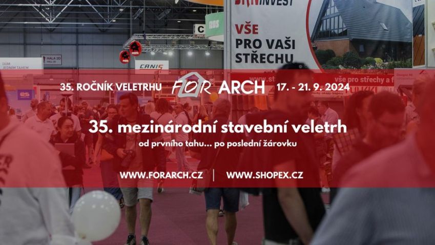 Podívejte se na novinky pro rok 2025 z veletrhu FOR ARCH. Navštívit ho můžete do soboty 21.9.2024